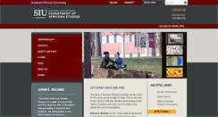 Desktop Screenshot of africanastudies.siuc.edu