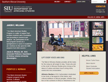 Tablet Screenshot of africanastudies.siuc.edu